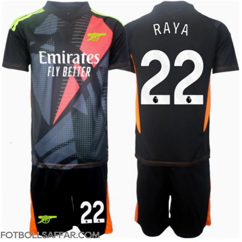 Arsenal David Raya #22 Målvakt Tredje Dräkt Barn 2024-25 Kortärmad (+ Korta byxor)